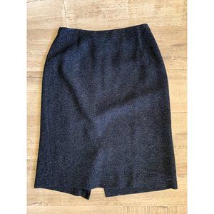 Garfield & Marks Textured Straight Pencil Skirt Black Women's Size 4